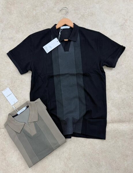 Polo en tricot élégant homme