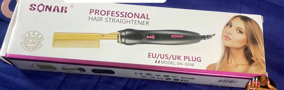 SONAR Hair Straightener Comb