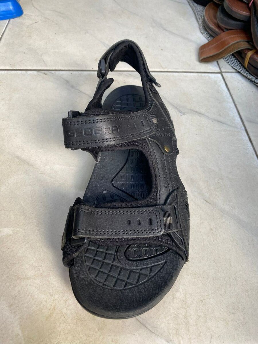 Sandales décontractées en cuir