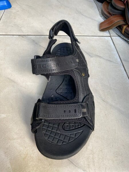 Sandales décontractées en cuir