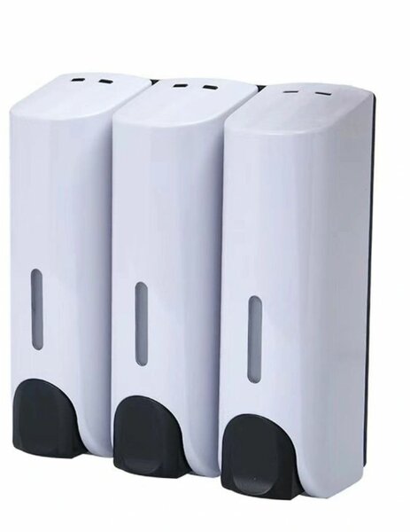 Distributeur de savon mural 3 compartiments