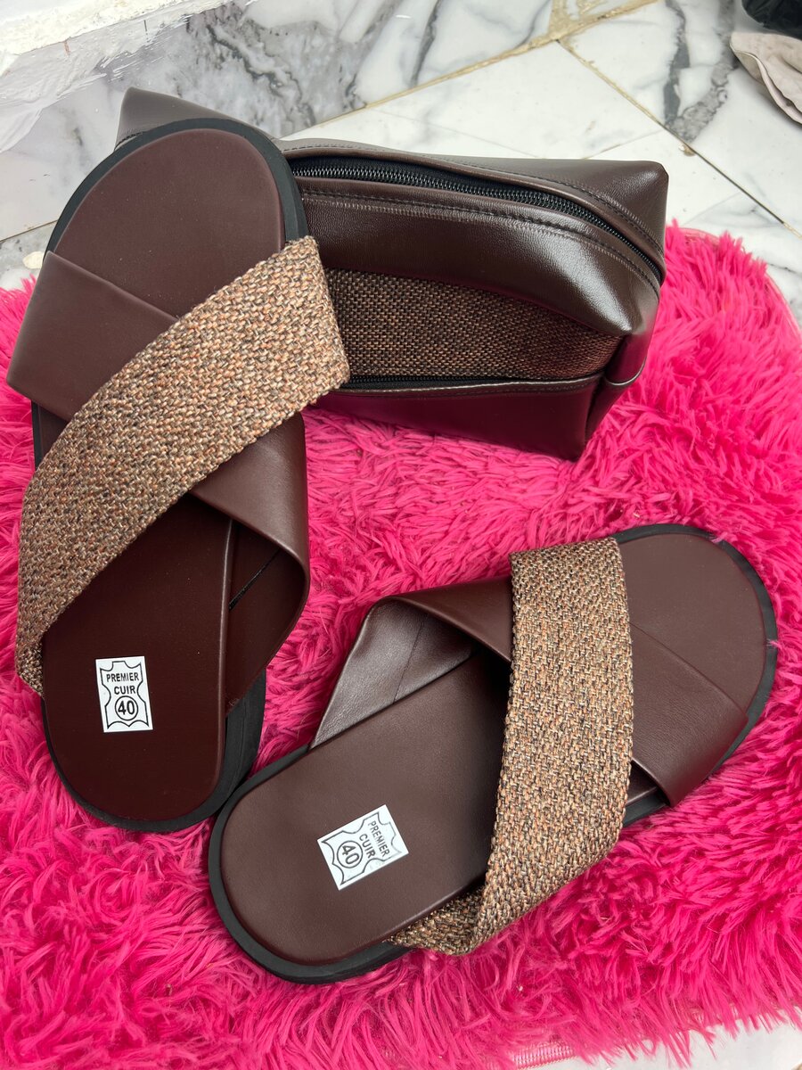 Sandales en cuir élégant