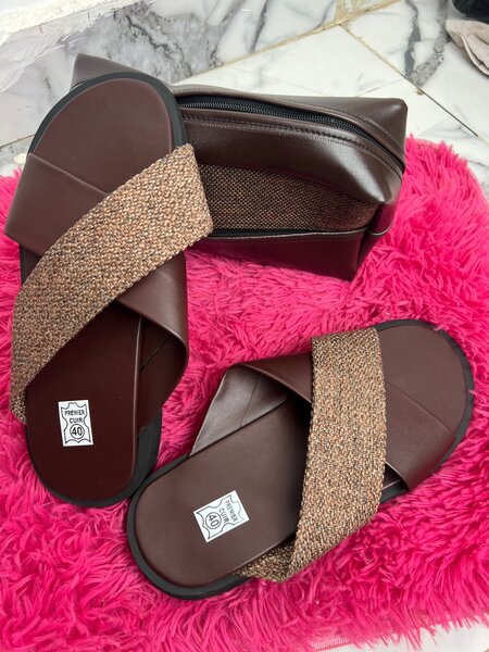 Sandales en cuir élégant