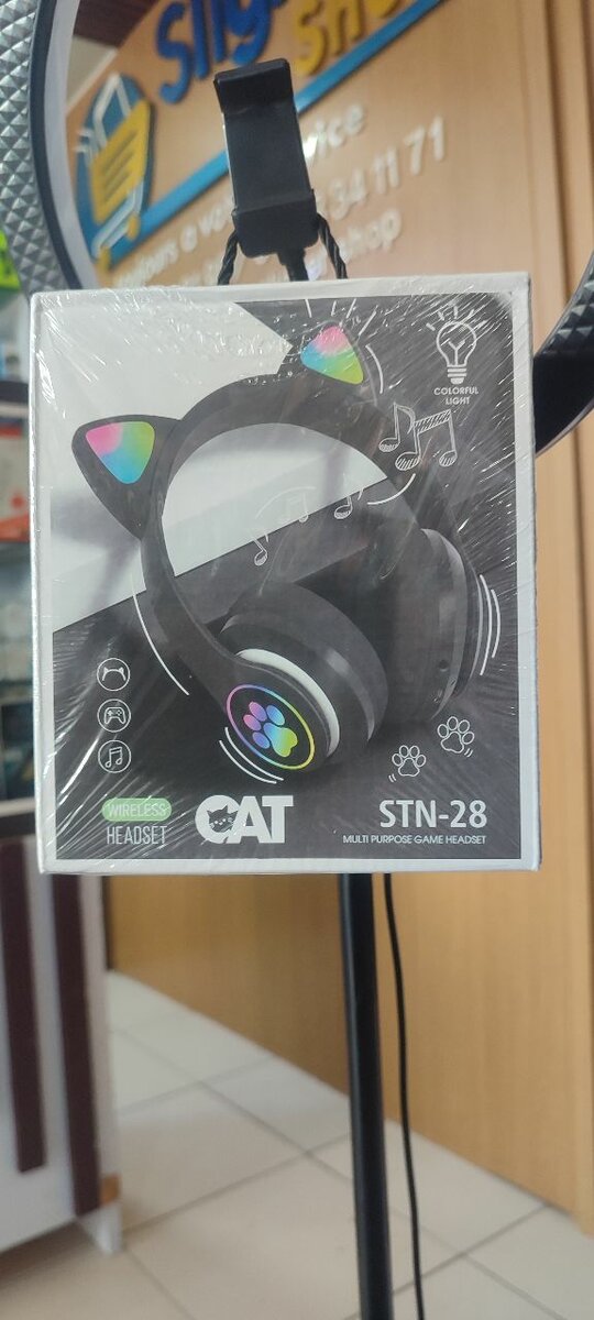 Casque Bluetooth Oreilles de Chat