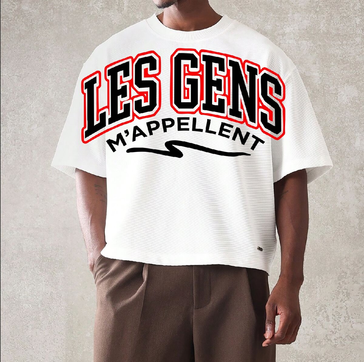 T-shirt graphique tendance