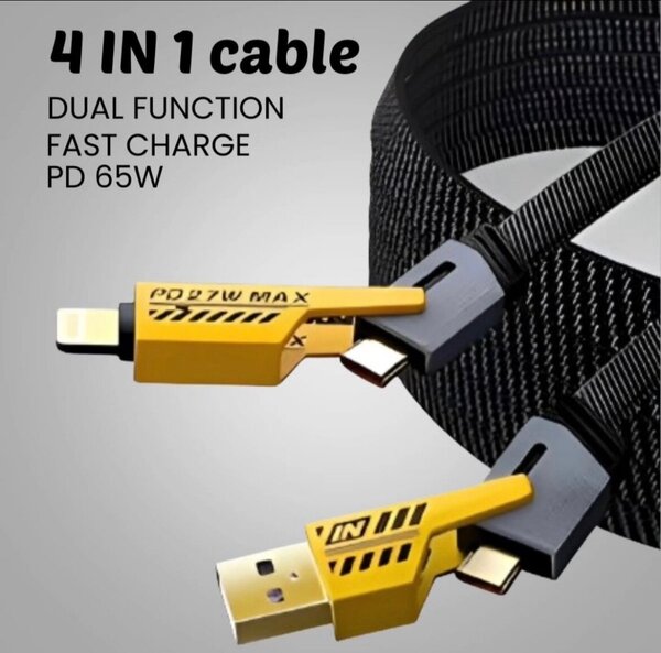 Câble USB 4 en 1 65W