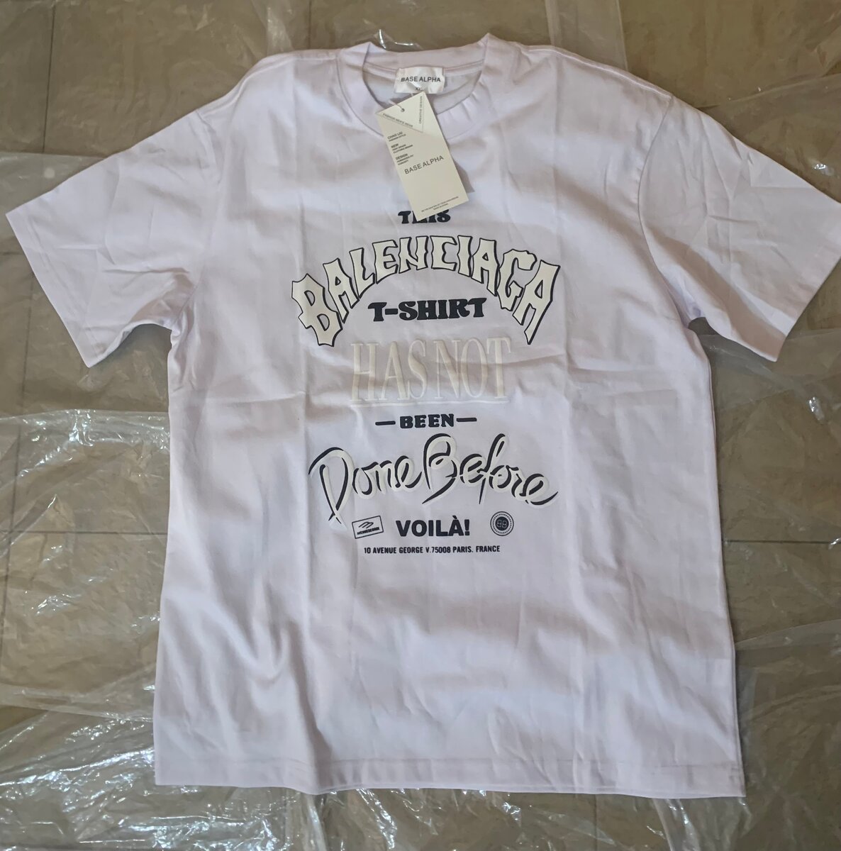 T-shirt Balenciaga blanche
