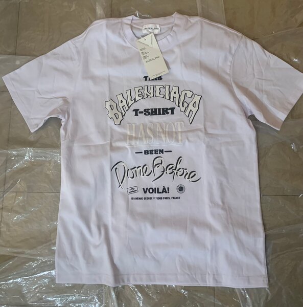 T-shirt Balenciaga blanche