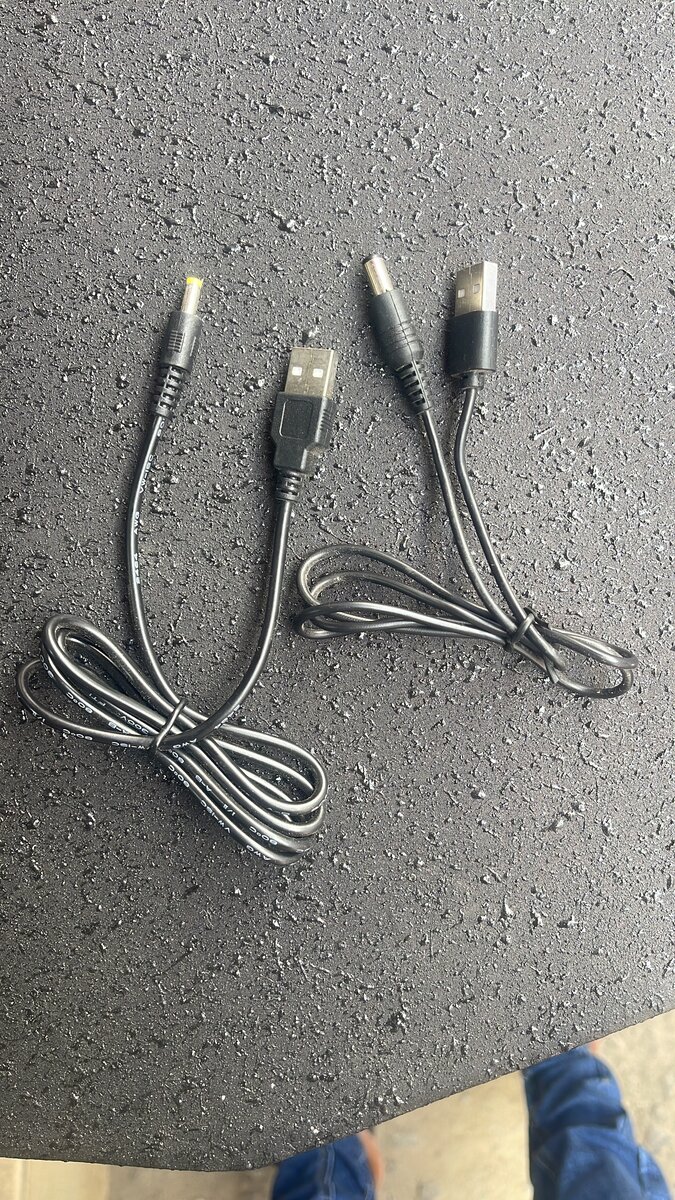 USB to DC Power Cables