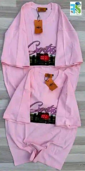 T-shirts famille rose