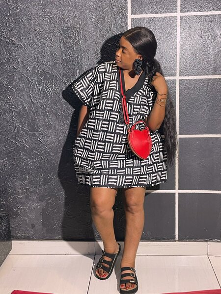 Robe Dashiki colorée