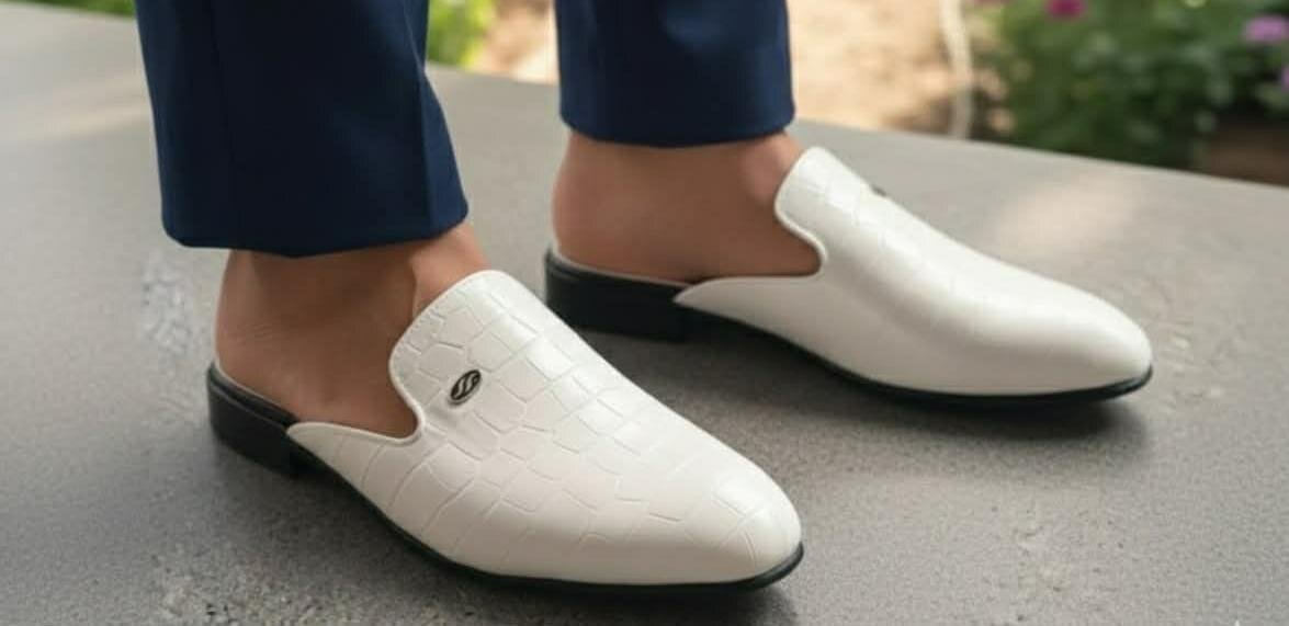 Mules en cuir élégantes