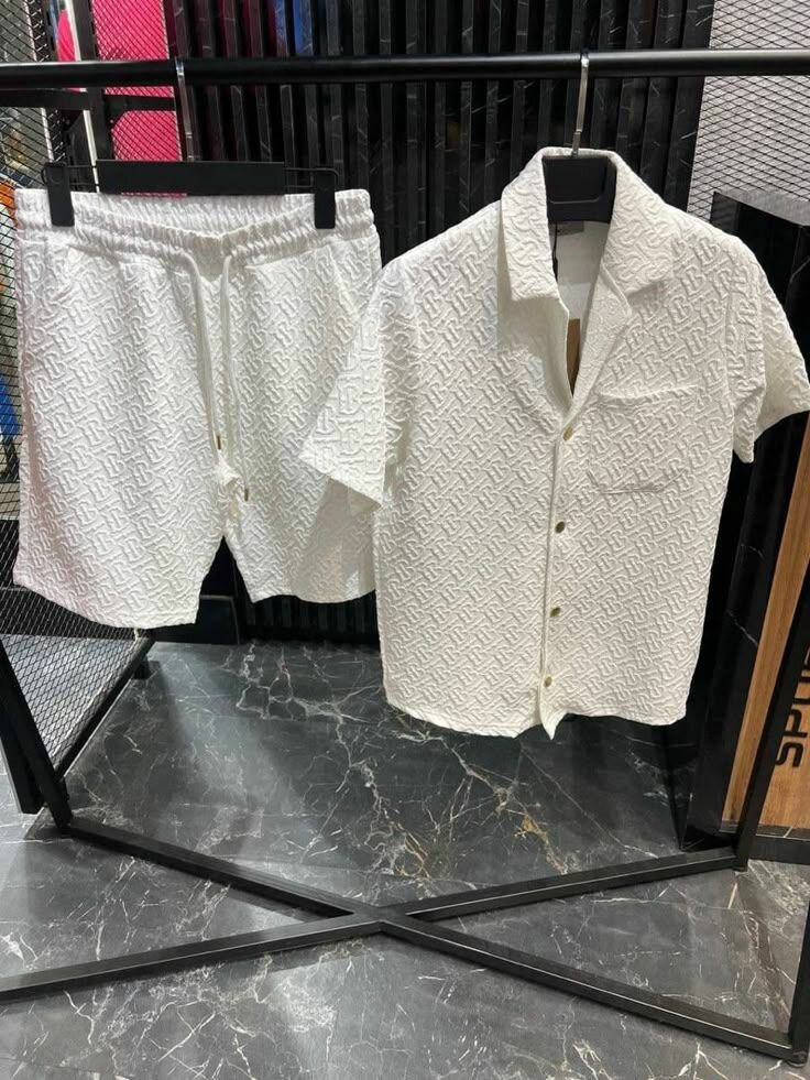 Set d'été blanc texturé