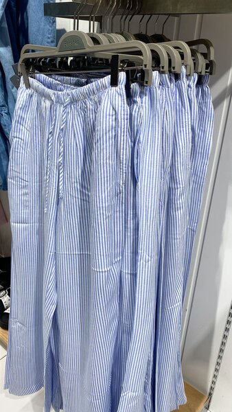 Pantalon rayé pour femmes
