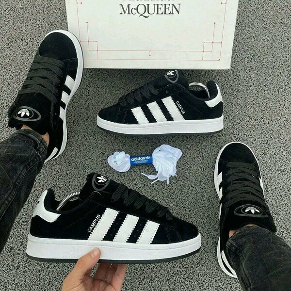 Baskets Campus Noires Élégantes