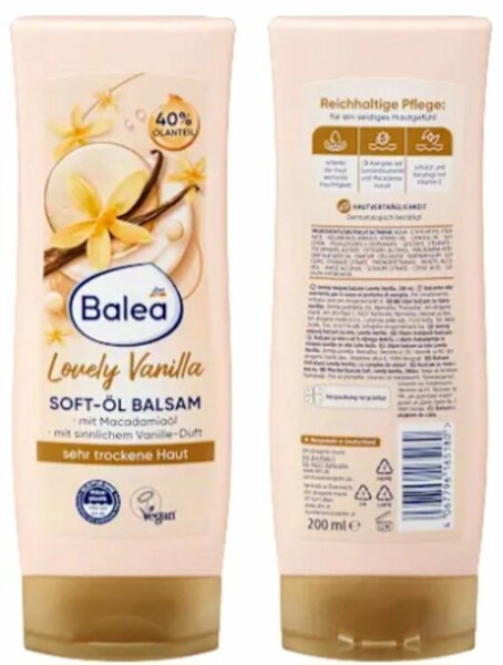 Balea Baume Vanille Macadamia