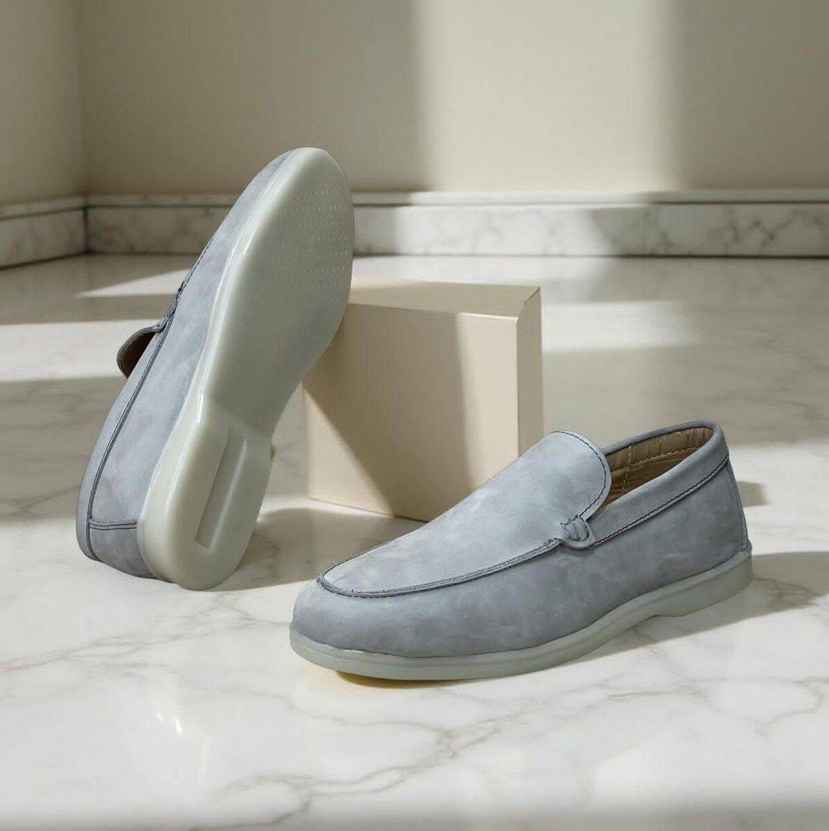 Mocassins élégants en cuir