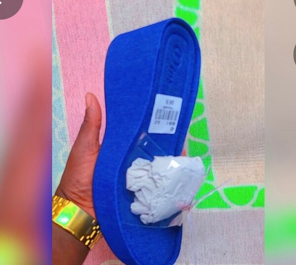 Sandales confortables bleues