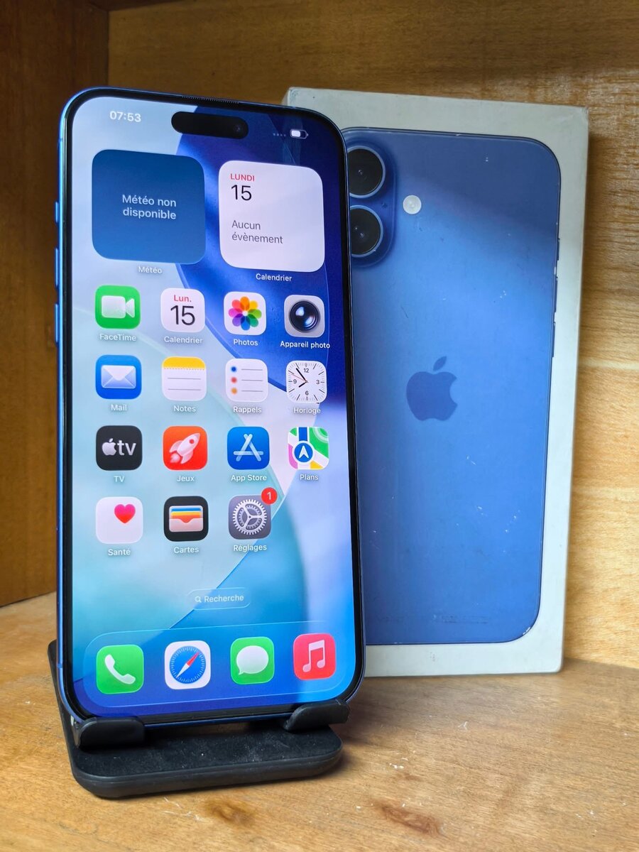 Smartphone Apple Bleu Dernier Modèle
