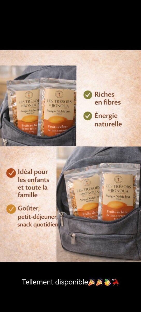 Mangues et ananas Séchés