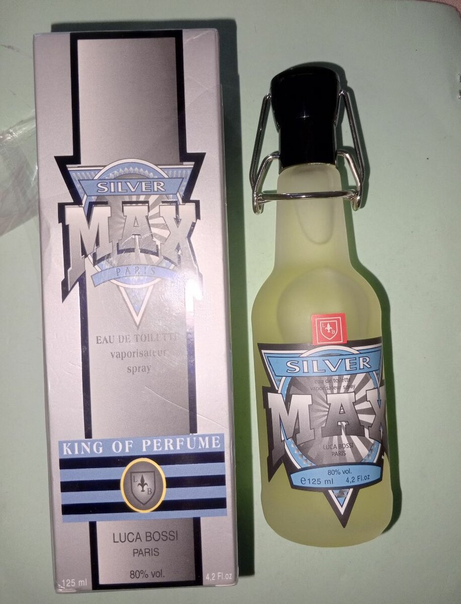 Eau de Toilette Max Silver