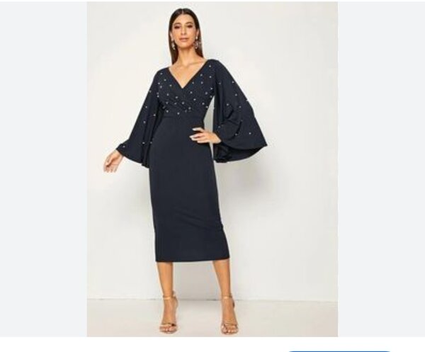 Robe noire élégante pour femmes