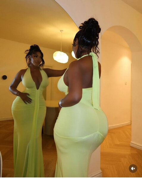 Robe longue élégante verte