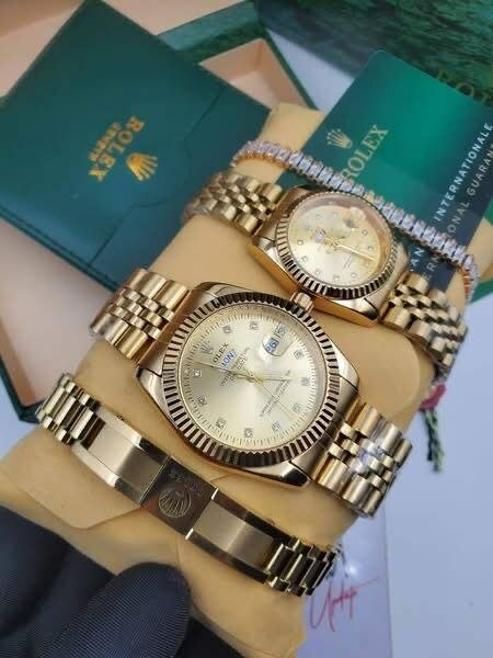Montre Rolex Homme Luxe Or 18k