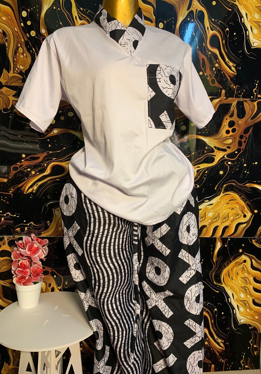 Ensemble Africain Moderne Chic