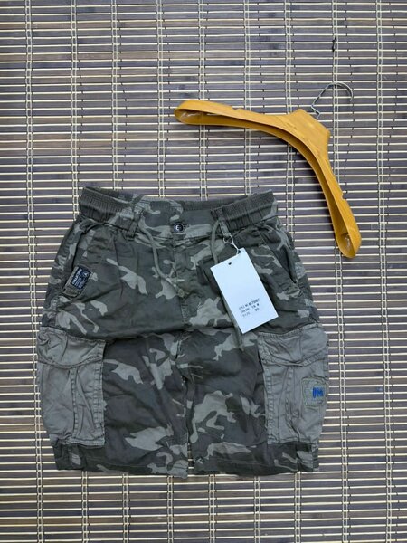 Shorts cargo camouflage homme