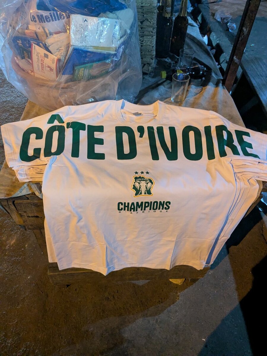 T-shirt Côte d'Ivoire Champions