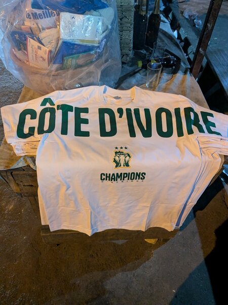T-shirt Côte d'Ivoire Champions