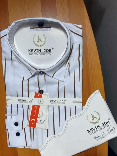 Chemise Rayée Homme Élégante