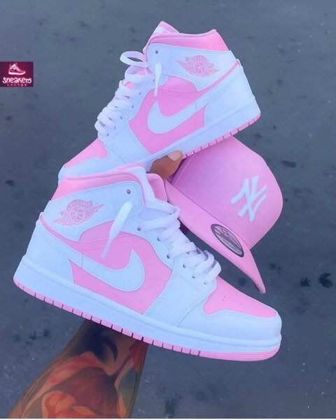 Baskets montantes colorées