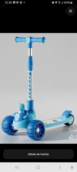 Trottinette Enfant 3 Roues