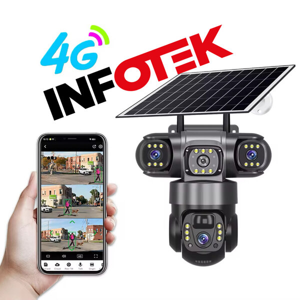 Caméra de Sécurité Solaire 4G