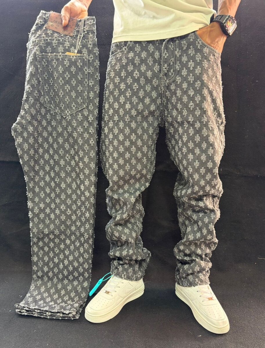 Jean imprimé homme tendance