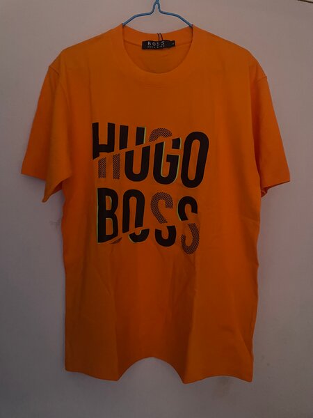 T-shirt Hugo Boss homme orange