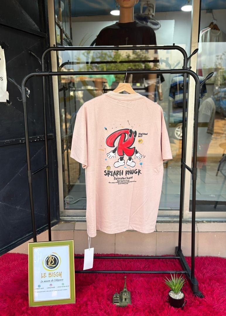 T-shirt unisexe "R" stylisé