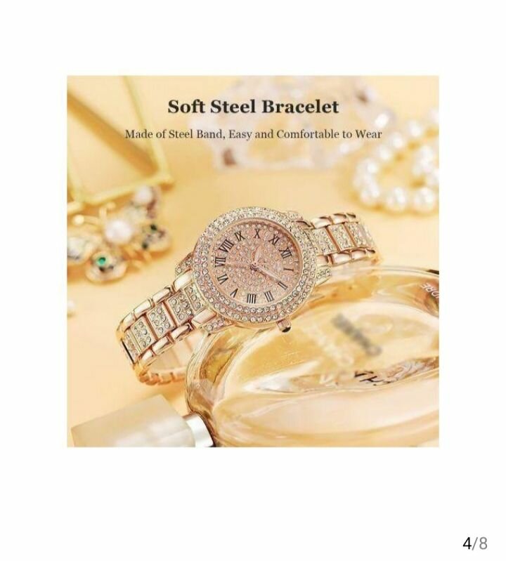 Montre élégante femme or rose