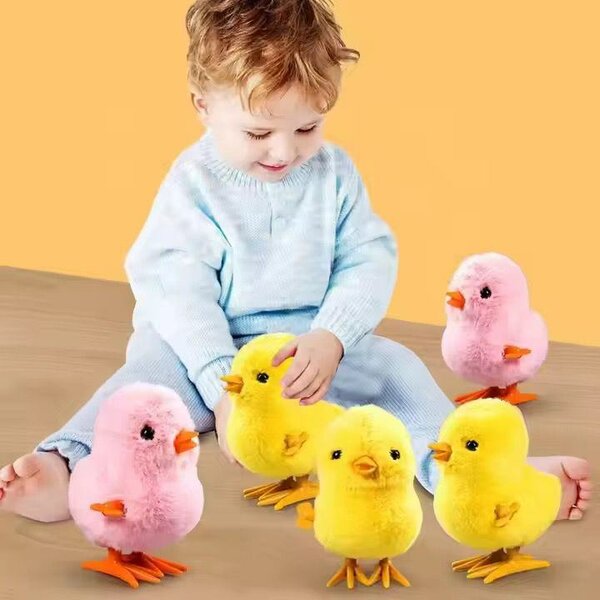 Poussins à Ressort en Peluche