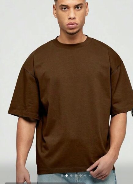 T-shirt oversize homme en coton