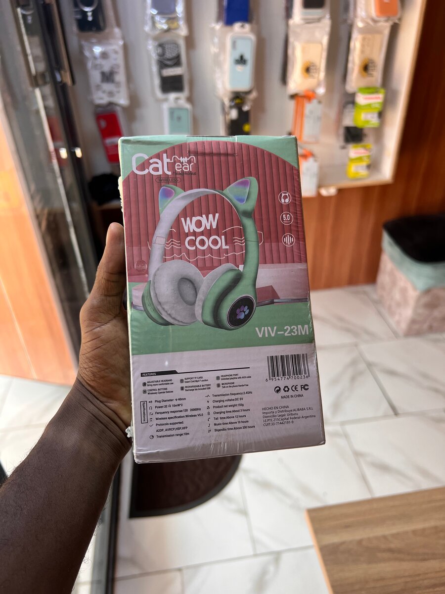 Casque Chat Bluetooth Enfants