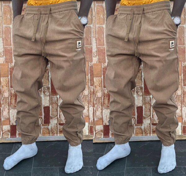 Pantalon cargo en velours côtelé