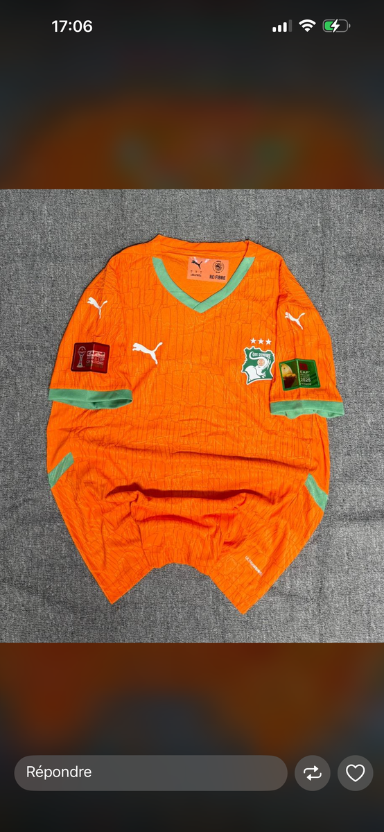 Maillot Côte d'Ivoire Puma