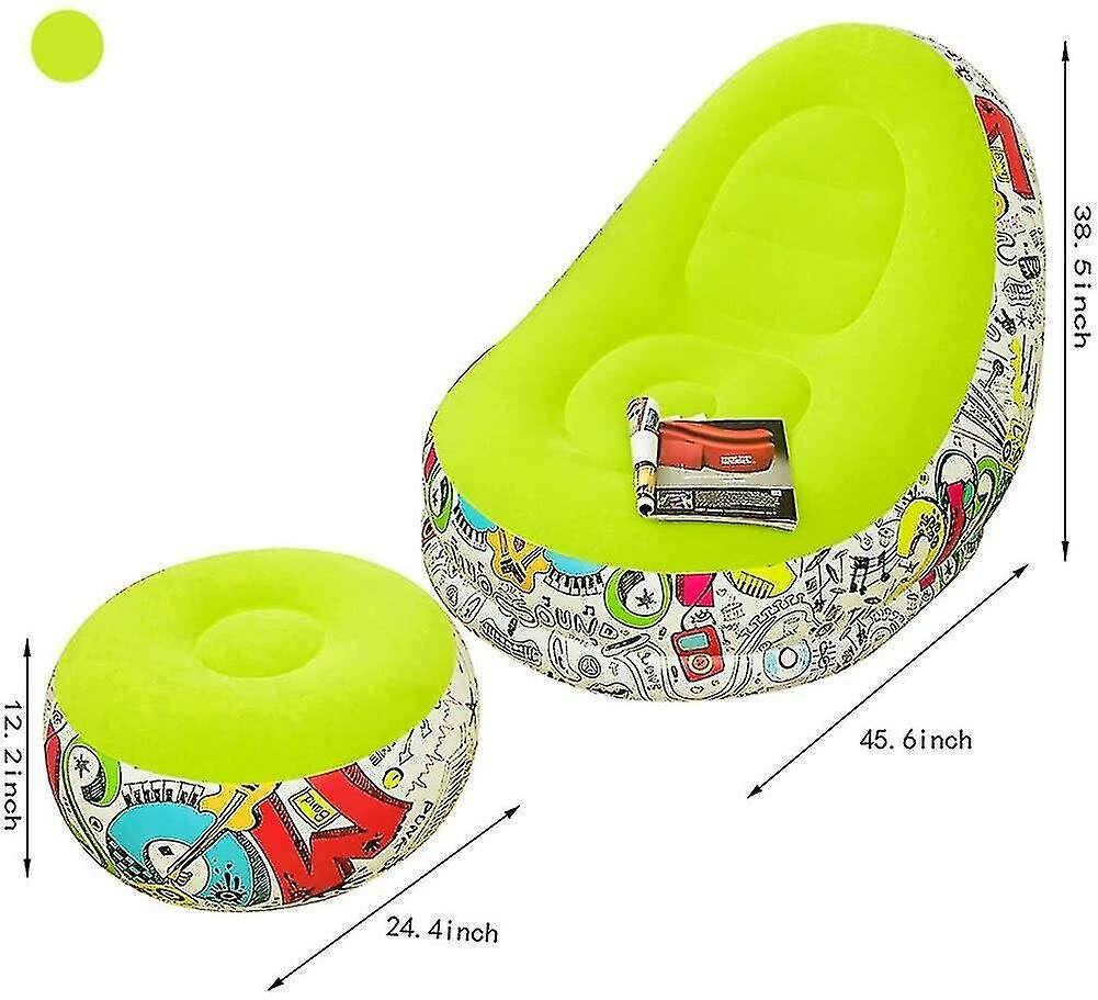 Fauteuil gonflable coloré