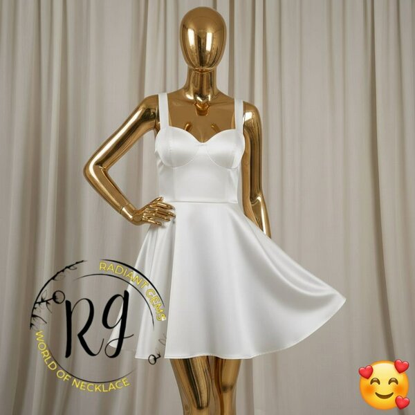 Robe satinée élégante