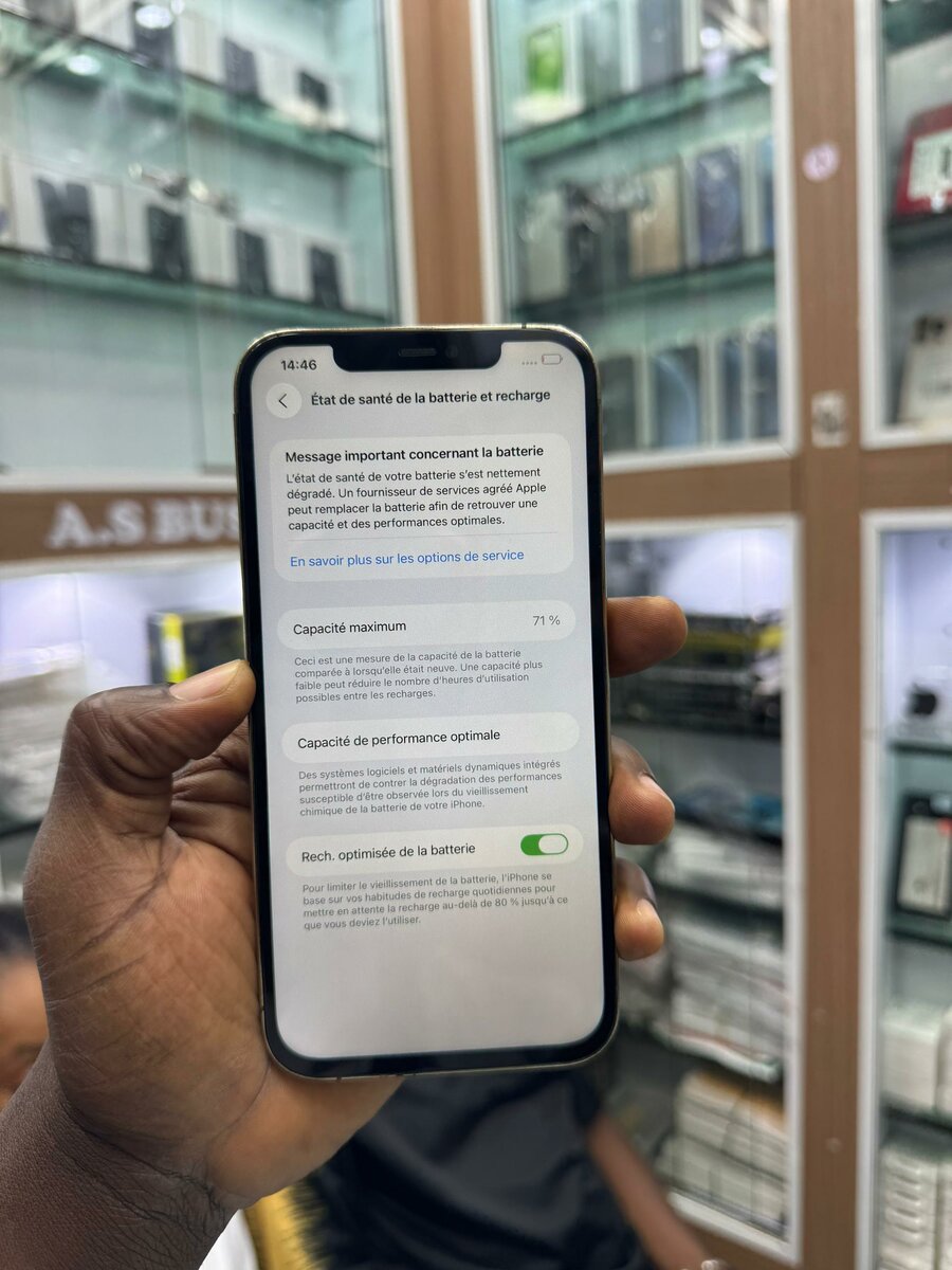 12 pro max 256Go juste écran c