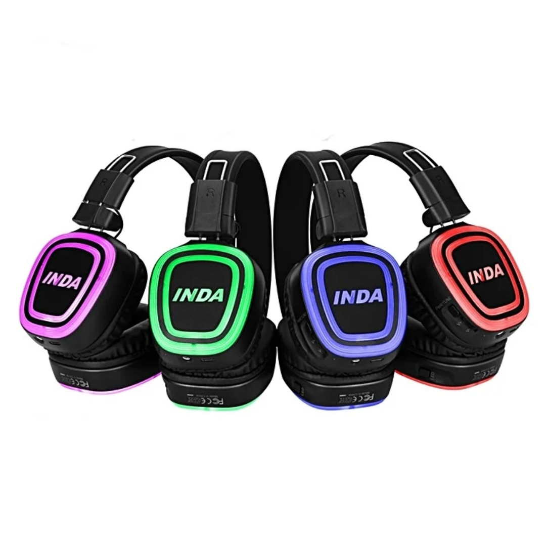 Casque Bluetooth LED Sans Fil