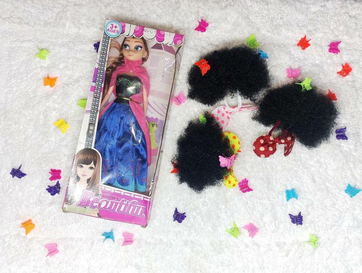 KIT NOEL ( POUPÉE+ POSTICHE)